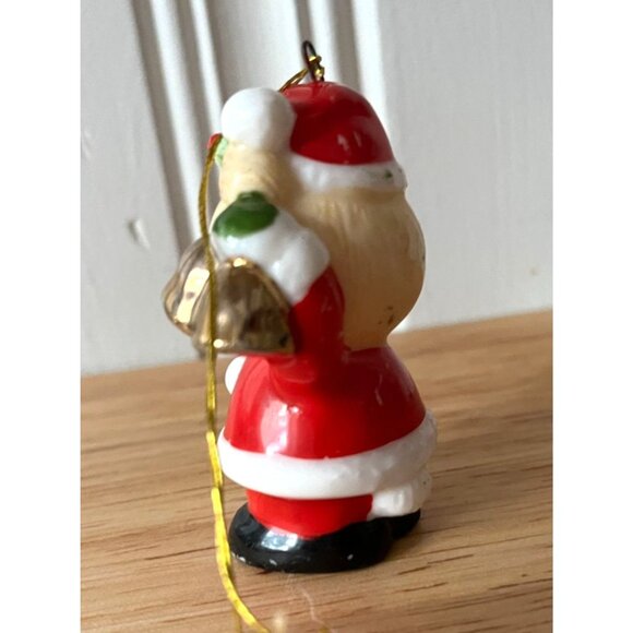 Lot of 4 Vintage Holiday Ornaments Hallmark Mouse, Porcelain Bear, Rudolph - Picture 3 of 15